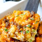 Sausage Egg and Cheese Tater Tot Casserole
