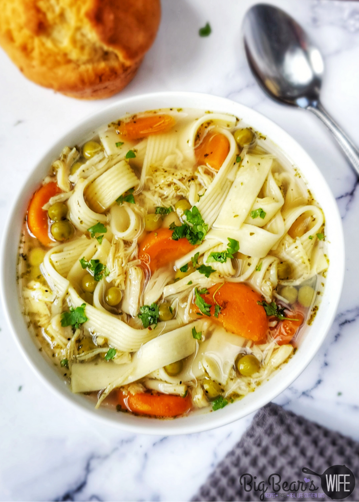 30 Minute Pantry Chicken Noodle Soup - Big Bear's Wife