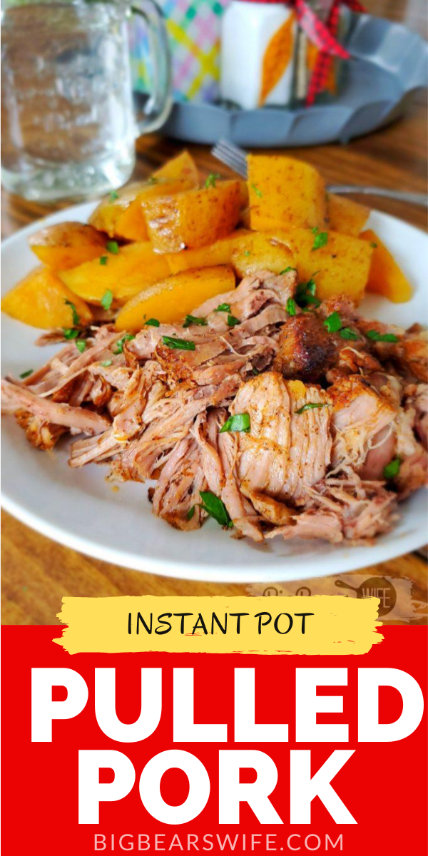 Ready for a super easy meal that’s perfect for weeknights or weekends? This Instant Pot Pulled Pork & Potatoes is a family favorite and super easy to make!

 via @bigbearswife