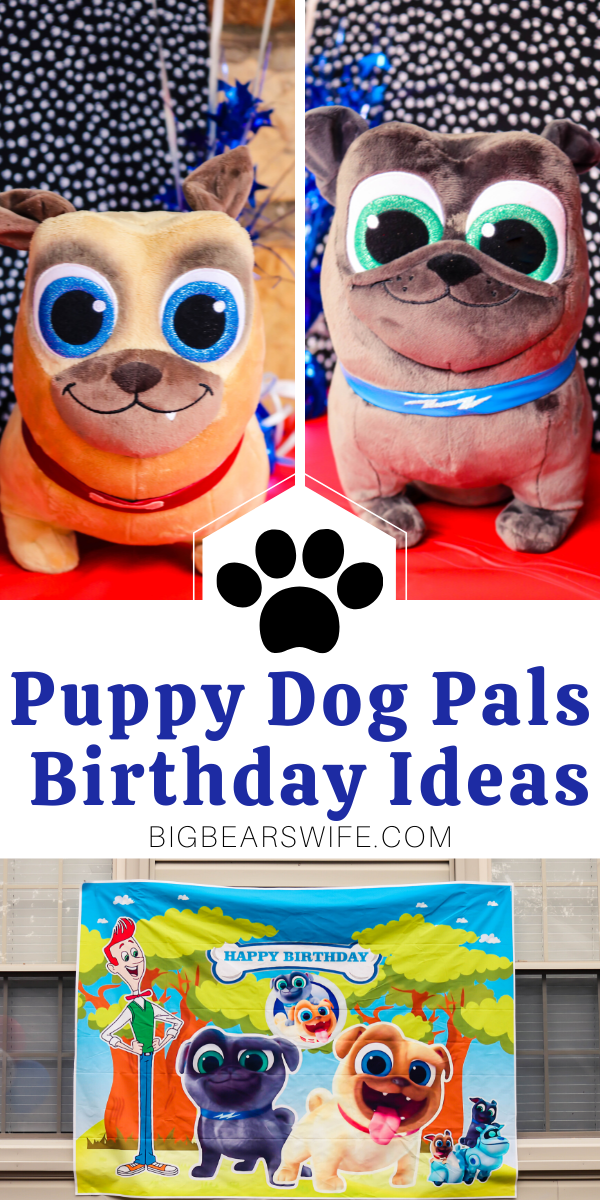 Puppy Dog Pals Birthday Ideas - Planning a Disney Inspired Puppy Dog Pals Birthday? Here are some Puppy Dog Pals Birthday Party Ideas from our son's 2nd birthday party! Pull apart bone cupcake cake, puppy pal adoption center, decorations and a BARK-B-Q B& PAW-Tato  Bar! via @bigbearswife