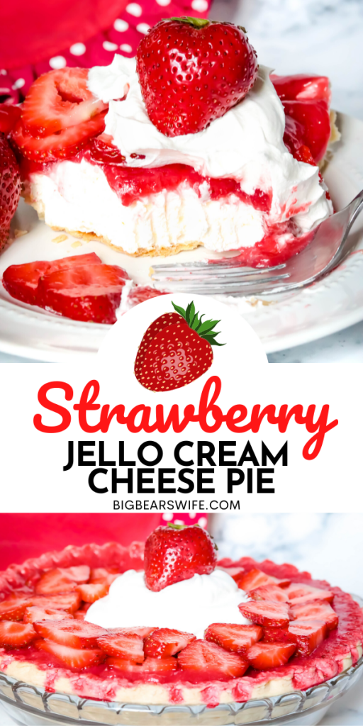 Strawberry Jello Cream Cheese Pie