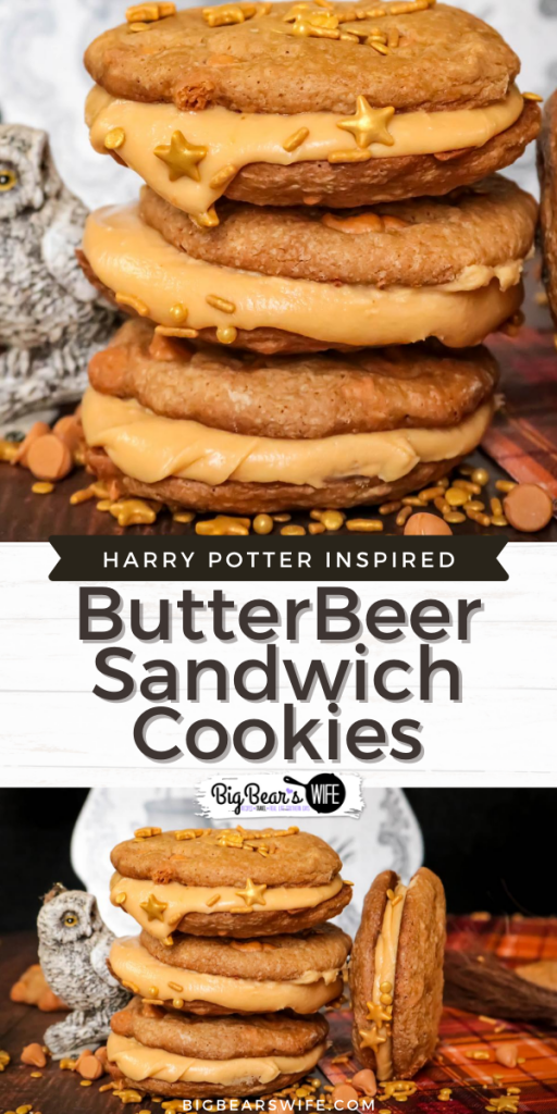ButterBeer Sandwich Cookies