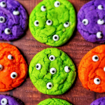Cake Mix Monster Cookies #HALLOWEENTREATSWEEK