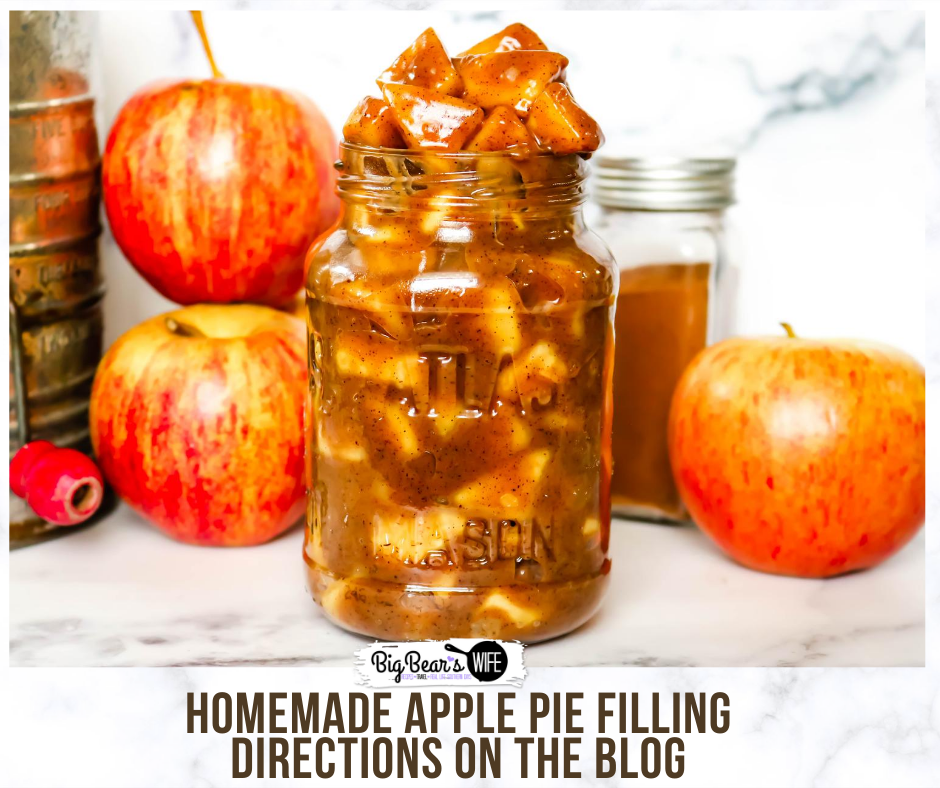 Homemade Apple Pie Filling - Big Bear's Wife : Super Easy to Make