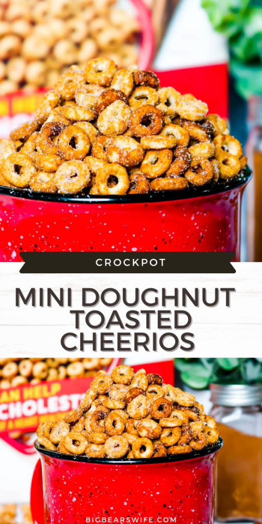 Crockpot Mini Doughnut Toasted Cheerios