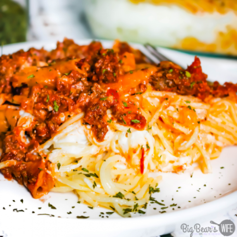 Meghan's Million Dollar Spaghetti is one of the best Million Dollar Spaghetti recipes ever! My sister in law has turned the famous Million Dollar Spaghetti into her own keepsake family recipe by making it super creamy and adding salsa! 