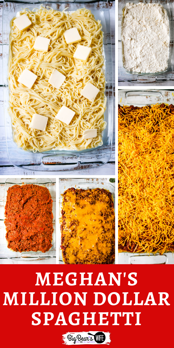 Meghan's Million Dollar Spaghetti is one of the best Million Dollar Spaghetti recipes ever! My sister in law has turned the famous Million Dollar Spaghetti into her own keepsake family recipe by making it super creamy and adding salsa!  via @bigbearswife