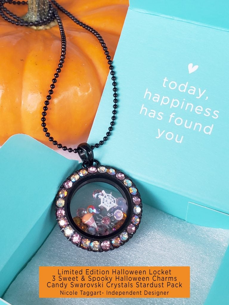 Origami Owl Locket and Halloween Charms.