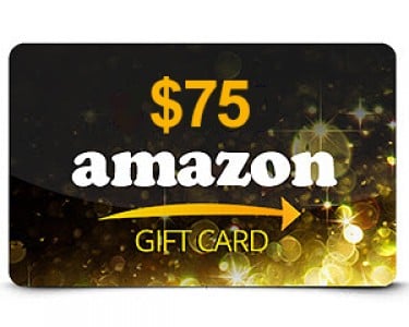 $75 Amazon gift card.
