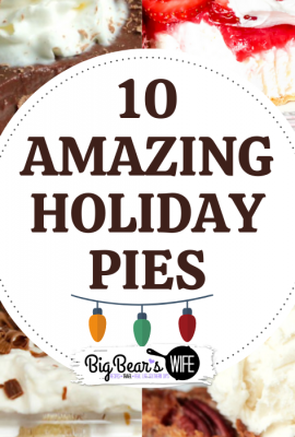 Sometimes finding the perfect dessert for a holidays can be a challenge! Don't worry! Here are 10 Amazing Holiday Pies that everyone will love! 