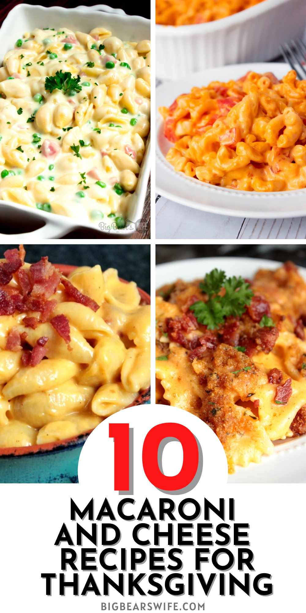 If you love Macaroni and Cheese then you know it has to be on the table at Thanksgiving! Here are 10 Macaroni and Cheese Recipes for Thanksgiving that you’re going to love!

 via @bigbearswife