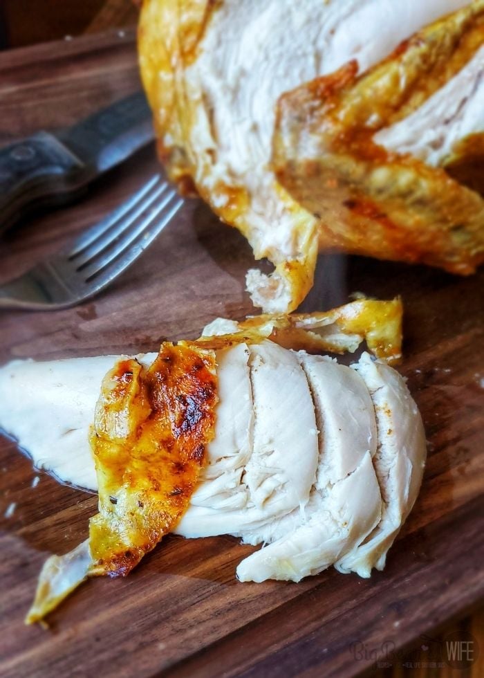 Have you cooked a whole chicken in the air fryer? If not, you need too! Air Fryer Roast Chicken is so easy and taste almost like a rotisserie chicken! 