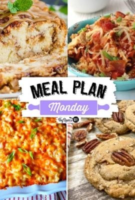  Welcome to Meal Plan Monday 244! This week we're featuring Amish Apple Bread, Skillet Monterey Chicken with Pasta, Butter Pecan Shortbread Cookies and Southern Baked Macaroni and Cheese!
