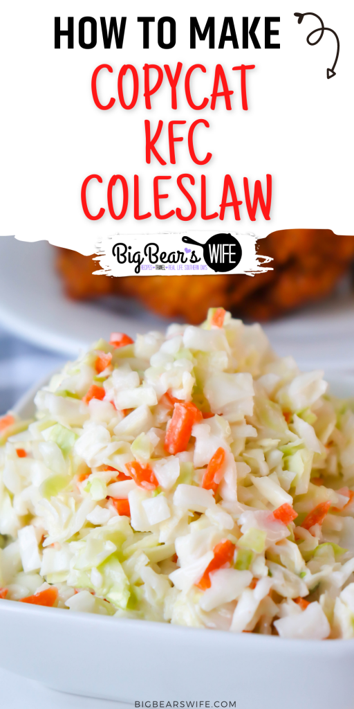 Love KFC Coleslaw? This Copycat KFC Coleslaw recipe is my favorite version and is great for cookouts and family dinners!Love KFC Coleslaw? This Copycat KFC Coleslaw recipe is my favorite version and is great for cookouts and family dinners!