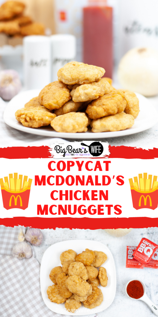 If your kids love McDonald's Chicken McNuggets but you want to make more meals at home, you're going to love this recipe for Copycat McDonald's Chicken McNuggets!