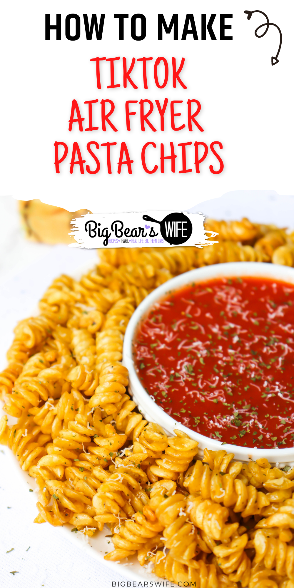 Crispy Air Fryer Pasta Chips are made with al dente pasta, grated parmesan, Badia's Complete Seasoning and a bit of olive oil in the air fryer! Perfect little snack bites for an appetizer tray or to snack on while watching a movie! via @bigbearswife
