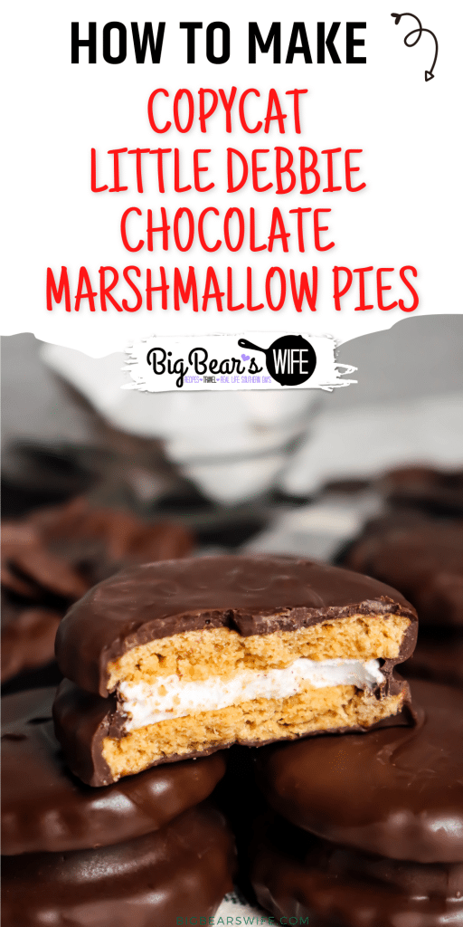 These Homemade Chocolate Marshmallow Pies are made to be just like the Little Debbie Chocolate Marshmallow Pies that you find in the grocery store! Only these might be even better!
