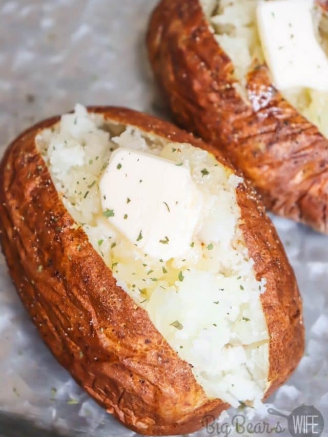 HOW TO COOK AIR FRYER BAKED POTATOES STORY
