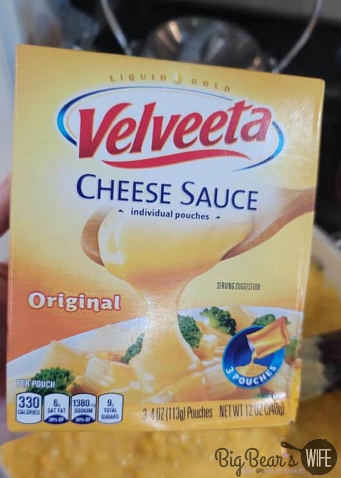 Velveeta cheese sauce box