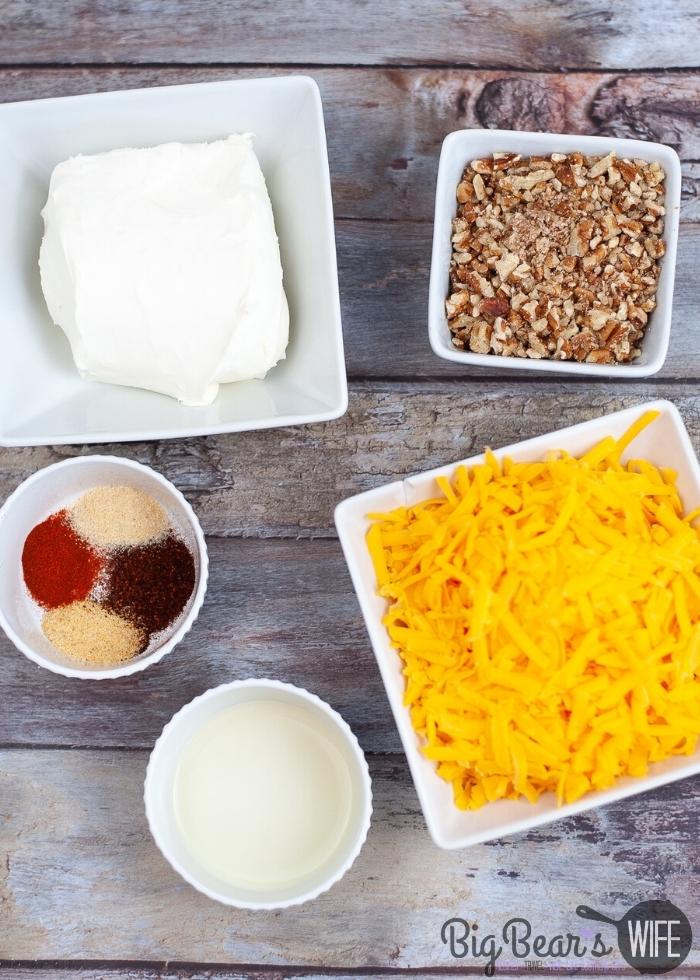 ingredients Pecan Crusted Cheese Ball