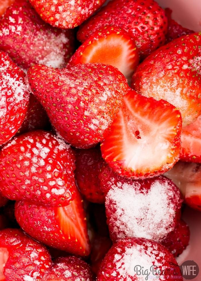 sugar on strawberries