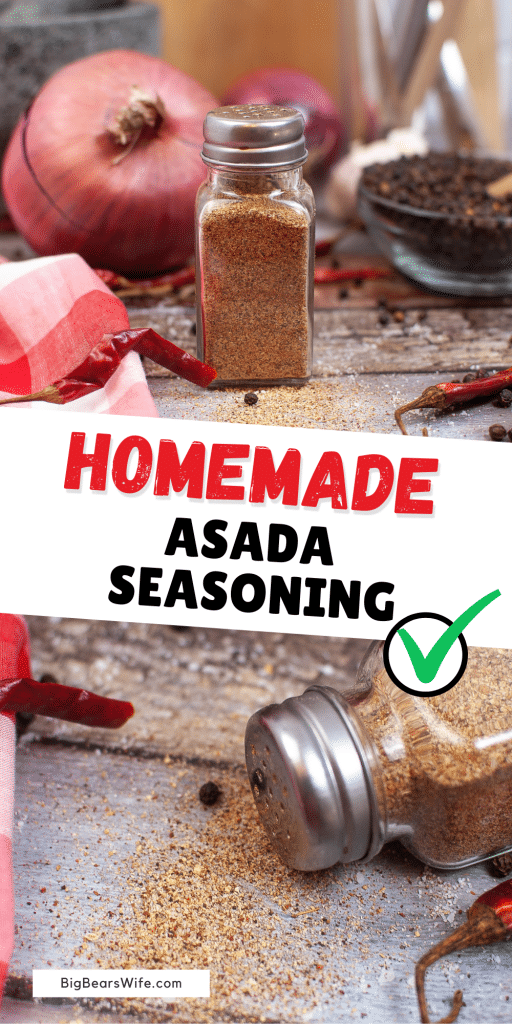 A great Homemade Asada Seasoning recipe that's prefect for streaks, tacos and burritos. Made with easy to find spices!