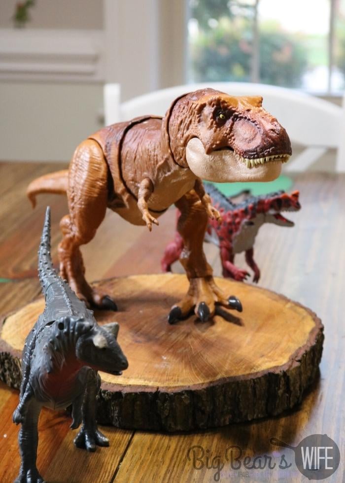 Trex and Dino Centerpiece for Dino Party