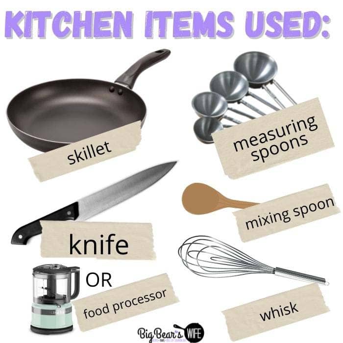 BBW Kitchen Items used