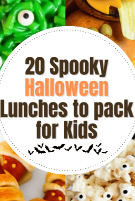 Grab these fun spooky lunch ideas to make up some Halloween lunchboxes for the kids (or yourself!) during the month of October! Savory, Sweet and Snackable Recipes included!