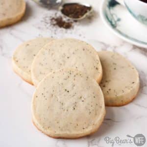 Chai Shortbread Cookies