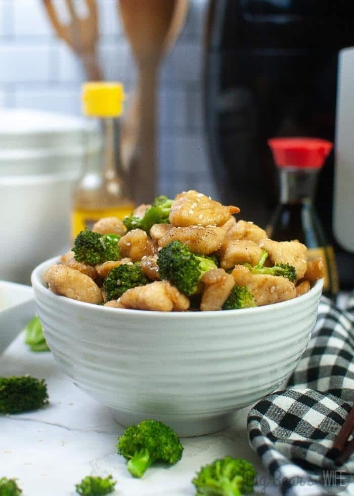 Air Fryer Chicken and Broccoli