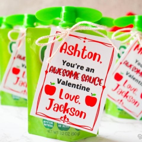 You're An AwesomeSAUCE Valentine Free Printable (1)