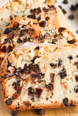Indulge in the warm and comforting flavors of a homemade chocolate chip pound cake. This classic treat is a go-to dessert for any occasion and it is so easy to make. 