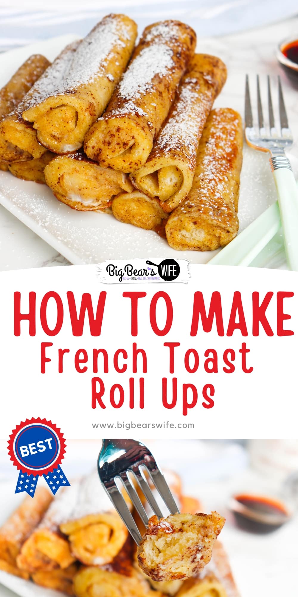 Are your kids tired of the same old breakfast? French toast roll-ups are a fun and delicious way to switch things up! We'll show you how to make French toast roll-ups that your kids will love. Get ready to make breakfast their favorite meal of the day! via @bigbearswife