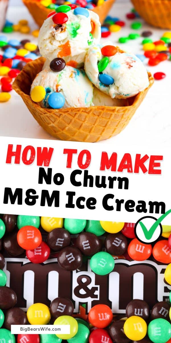 With hot summer months right around the corner, it's time to start thinking about refreshing and indulgent desserts. Enter no churn M&M ice cream - the perfect way to cool off and satisfy your sweet tooth.