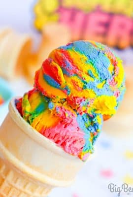 Have you ever wondered how to create the iconic swirls of Superman ice cream without an ice cream machine? Look no further! This No Churn Superman Ice Cream is smooth, creamy, and colorful. Get ready for a scoop (or two) of pure delight!