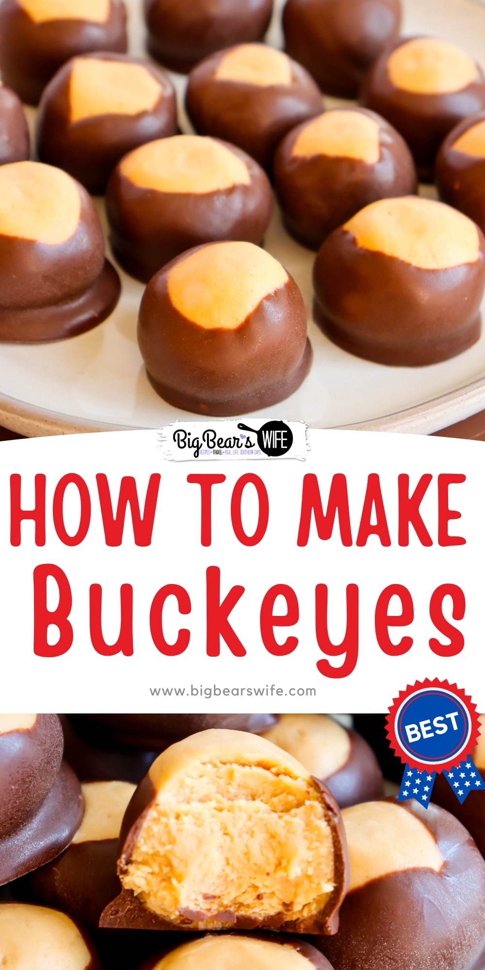 Master the art of making Buckeyes with this foolproof recipe that will make you feel like a professional pastry chef. From perfectly creamy peanut butter centers to smooth chocolate coatings, we'll guide you through each step of making this classic treat to ensure sweet success. via @bigbearswife