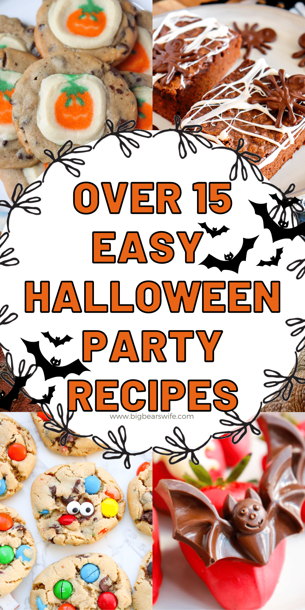Halloween parties are so fun! They're even more exciting when you've got lots of wonderful Halloween Party Recipes to add to the dinner and dessert table!  via @bigbearswife