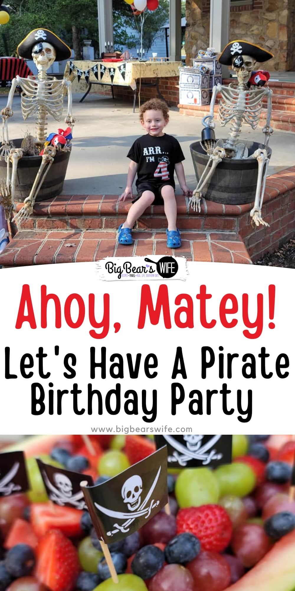 Arr, matey! Get ready to set sail on the high seas of party planning with these must-have elements for an unforgettable pirate-themed birthday celebration. From pirate costumes and kid-friendly pirate tattoos to pirate-themed decorations and delicious pirate-inspired snacks, this blog post will guide you through the process of creating an epic adventure that will leave your little buccaneer and their guests shouting 'Yo ho ho!' via @bigbearswife