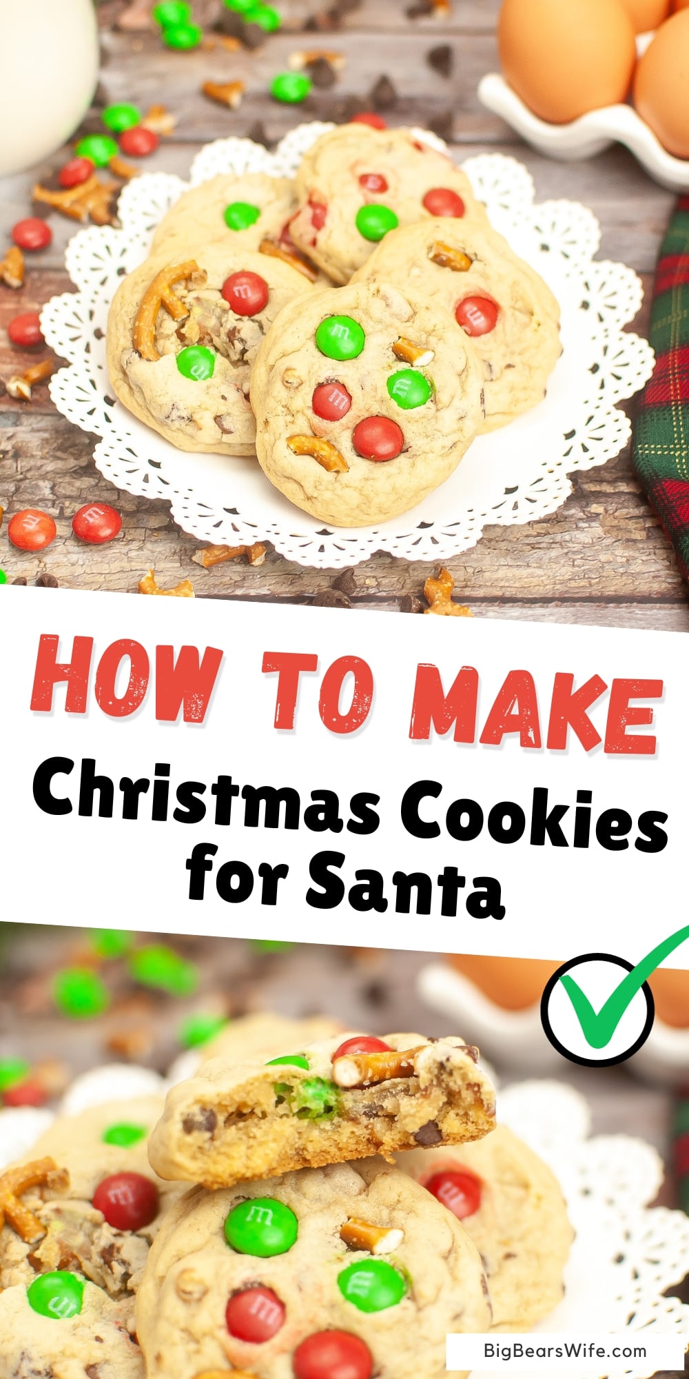 Want to make sure your Christmas cookies are up to Santa's standards? Follow these expert guidelines and tips to bake the perfect Christmas Cookies for Santa that will earn you extra points with Mr. Claus himself. via @bigbearswife