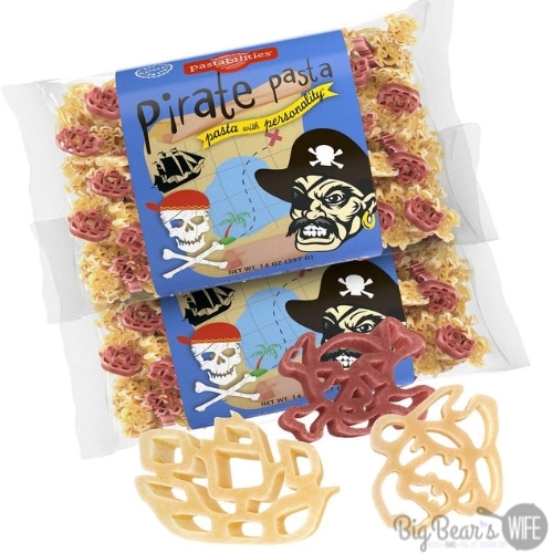 Pastabilities Pirate Pasta, Fun Shaped Pirate Ship Skull & Crossbones Noodles