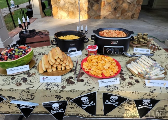 Pirate Party Food Table
