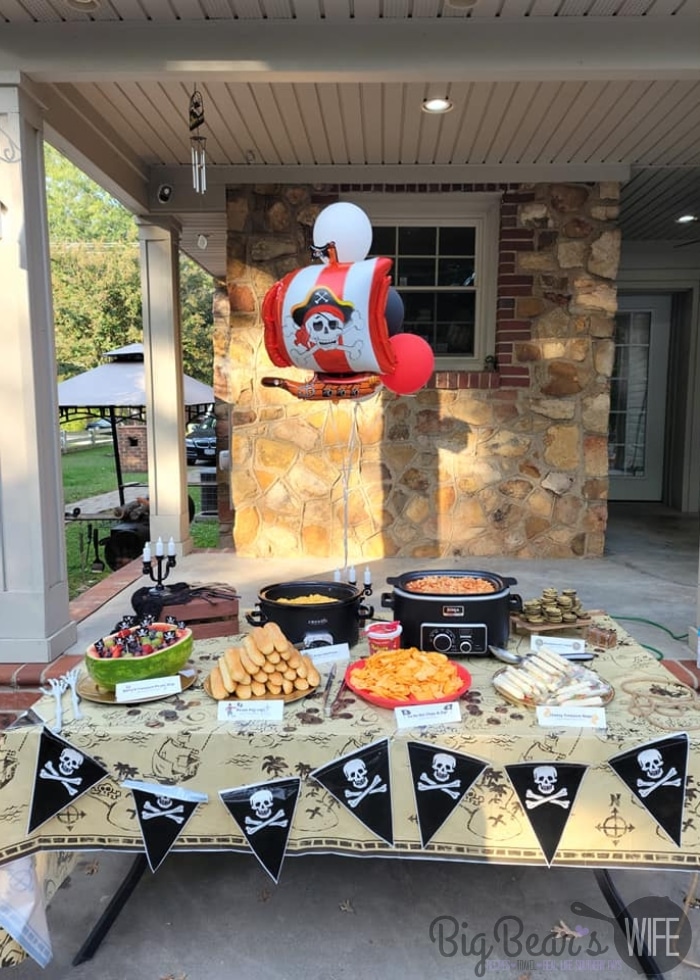Pirate Party Food Table