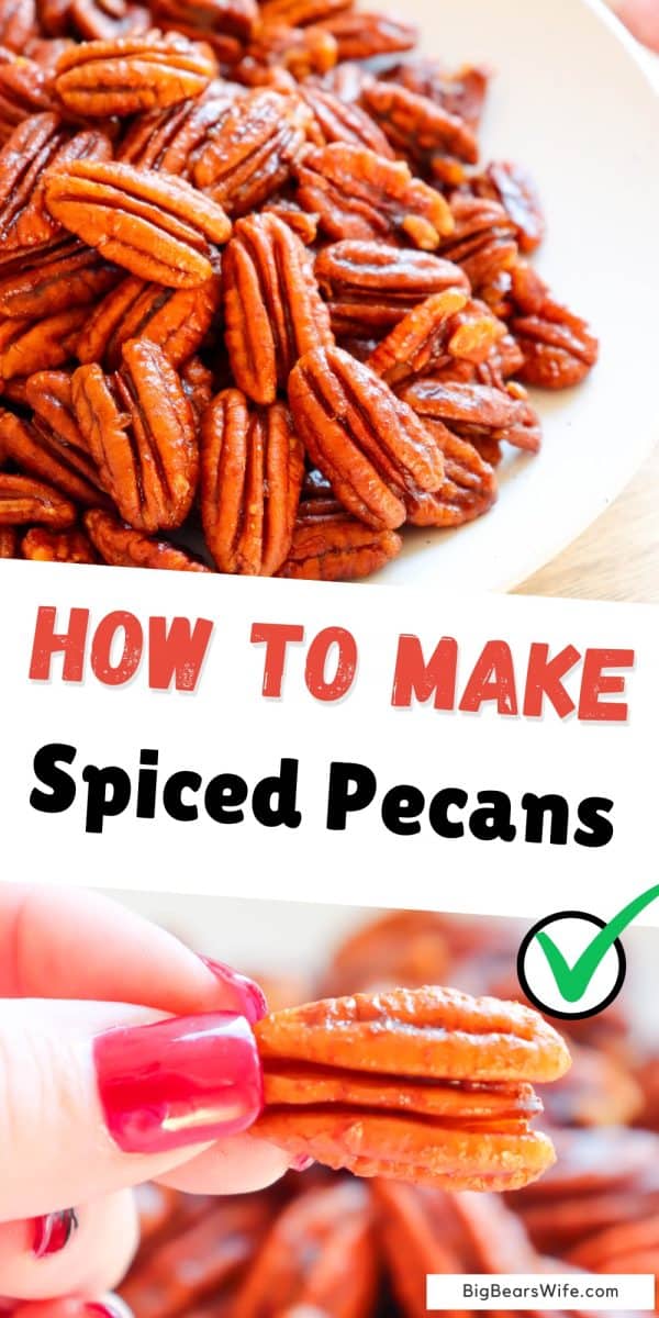 Calling all pecan lovers! Looking for a delicious and nutritious snack? Dive into these fantastic spiced pecans and experience the perfect balance of savory, sweet, and spice. These Spiced Pecans are great for snacking but also perfect for topping salads, muffins or cakes!