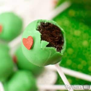 He's a mean one... Mr. Grinch! Well, he might be mean but these Grinch Cake Pops are sweet! If you love the mean green guy from Dr. Suess' "How The Grinch Stole Christmas", you'll love these super easy Grinch Inspired treats.
