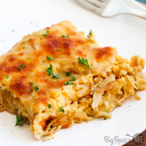 Cheesy Chicken Rice a Roni Casserole - Big Bear's Wife