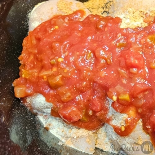 chunky salsa on chicken