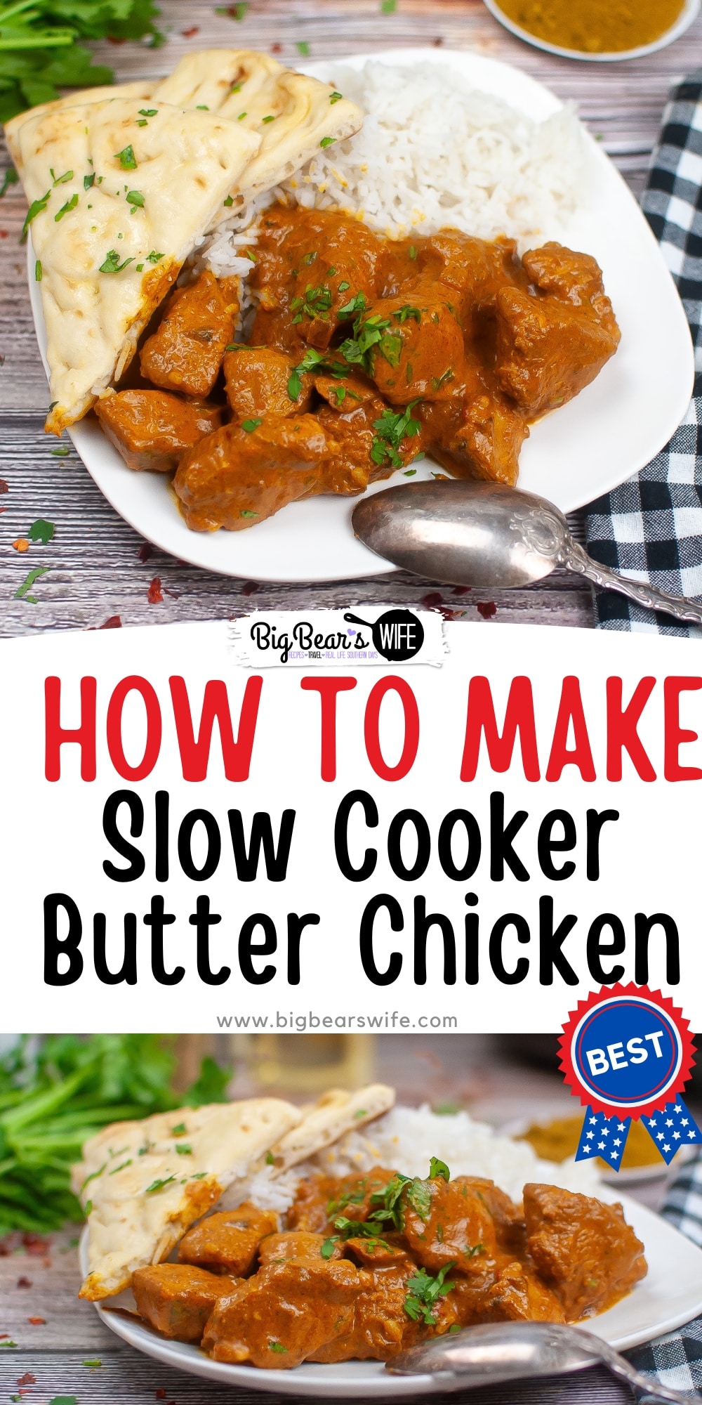 Uncover the secrets to making the perfect butter chicken in a slow cooker. From the rich blend of spices to the creamy texture of the sauce, this recipe will have your taste buds dancing with delight. via @bigbearswife