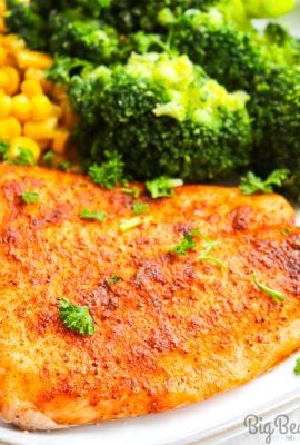 Transform your weeknight meals with this easy and delicious recipe for Old Bay salmon cooked to perfection in an air fryer. Air Fryer Old Bay Salmon will be a new favorite in no time because it is a super easy air fryer salmon recipe with simple ingredients!