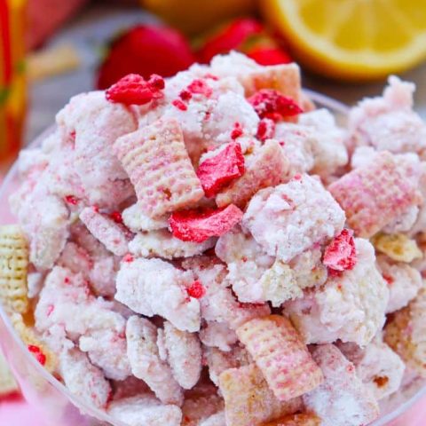 Strawberry Pink Lemonade Chex Mix
